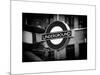 The Underground - Subway Station Sign - London - UK - England - United Kingdom - Europe-Philippe Hugonnard-Mounted Art Print