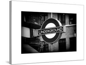 The Underground - Subway Station Sign - London - UK - England - United Kingdom - Europe-Philippe Hugonnard-Stretched Canvas