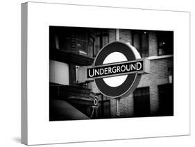 The Underground - Subway Station Sign - London - UK - England - United Kingdom - Europe-Philippe Hugonnard-Stretched Canvas