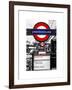 The Underground - Subway Station Sign - London - UK - England - United Kingdom - Europe-Philippe Hugonnard-Framed Art Print