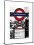 The Underground - Subway Station Sign - London - UK - England - United Kingdom - Europe-Philippe Hugonnard-Mounted Art Print