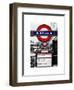 The Underground - Subway Station Sign - London - UK - England - United Kingdom - Europe-Philippe Hugonnard-Framed Art Print