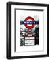 The Underground - Subway Station Sign - London - UK - England - United Kingdom - Europe-Philippe Hugonnard-Framed Art Print