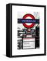 The Underground - Subway Station Sign - London - UK - England - United Kingdom - Europe-Philippe Hugonnard-Framed Stretched Canvas