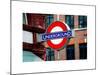The Underground - Subway Station Sign - London - UK - England - United Kingdom - Europe-Philippe Hugonnard-Mounted Art Print
