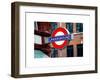 The Underground - Subway Station Sign - London - UK - England - United Kingdom - Europe-Philippe Hugonnard-Framed Art Print