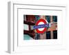 The Underground - Subway Station Sign - London - UK - England - United Kingdom - Europe-Philippe Hugonnard-Framed Art Print