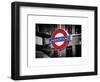 The Underground - Subway Station Sign - London - UK - England - United Kingdom - Europe-Philippe Hugonnard-Framed Art Print