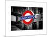 The Underground - Subway Station Sign - London - UK - England - United Kingdom - Europe-Philippe Hugonnard-Mounted Art Print