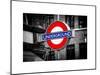 The Underground - Subway Station Sign - London - UK - England - United Kingdom - Europe-Philippe Hugonnard-Mounted Art Print