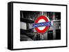 The Underground - Subway Station Sign - London - UK - England - United Kingdom - Europe-Philippe Hugonnard-Framed Stretched Canvas