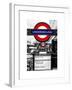 The Underground - Subway Station Sign - London - UK - England - United Kingdom - Europe-Philippe Hugonnard-Framed Art Print