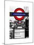 The Underground - Subway Station Sign - London - UK - England - United Kingdom - Europe-Philippe Hugonnard-Mounted Art Print