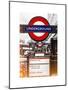 The Underground - Subway Station Sign - London - UK - England - United Kingdom - Europe-Philippe Hugonnard-Mounted Art Print