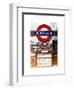 The Underground - Subway Station Sign - London - UK - England - United Kingdom - Europe-Philippe Hugonnard-Framed Art Print