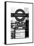 The Underground - Subway Station Sign - London - UK - England - United Kingdom - Europe-Philippe Hugonnard-Framed Stretched Canvas