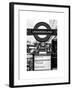 The Underground - Subway Station Sign - London - UK - England - United Kingdom - Europe-Philippe Hugonnard-Framed Art Print