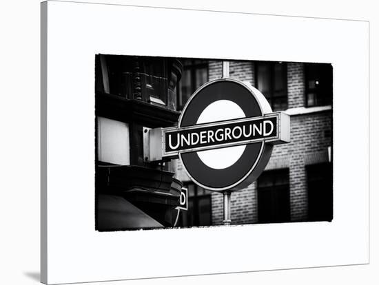 The Underground - Subway Station Sign - London - UK - England - United Kingdom - Europe-Philippe Hugonnard-Stretched Canvas