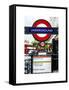 The Underground - Subway Station Sign - London - UK - England - United Kingdom - Europe-Philippe Hugonnard-Framed Stretched Canvas