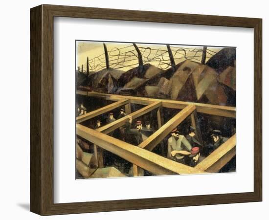 The Underground War-Christopher Richard Wynne Nevinson-Framed Giclee Print