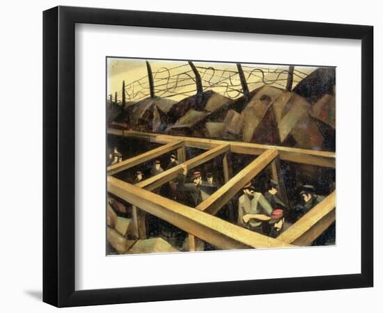 The Underground War-Christopher Richard Wynne Nevinson-Framed Giclee Print