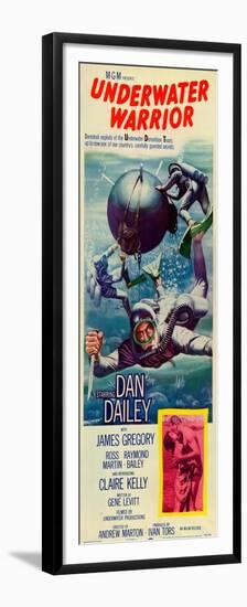 The Underwater Warrior, 1958-null-Framed Premium Giclee Print