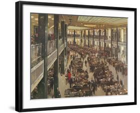 The Underwriting Room At Lloyd's-Terence Cuneo-Framed Premium Giclee Print