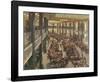 The Underwriting Room At Lloyd's-Terence Cuneo-Framed Premium Giclee Print