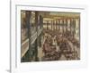 The Underwriting Room At Lloyd's-Terence Cuneo-Framed Premium Giclee Print