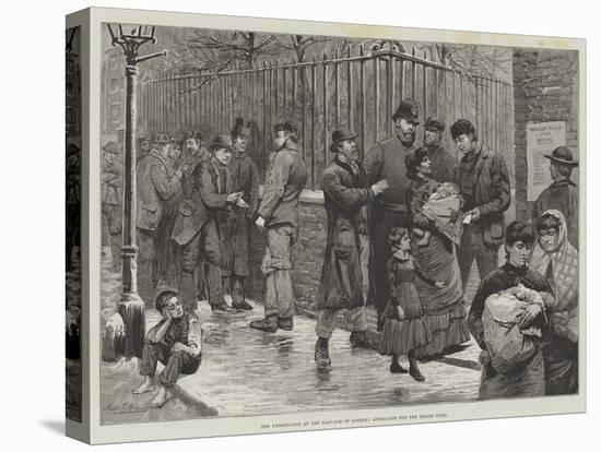 The Unemployed at the East-End of London, Applicants for the Relief Fund-Matthew "matt" Somerville Morgan-Stretched Canvas