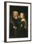 The Unequal Couple, Ca 1530-Lucas Cranach the Elder-Framed Giclee Print