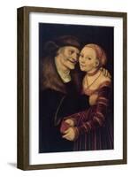 The Unequal Couple-Lucas Cranach the Elder-Framed Giclee Print