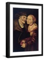 The Unequal Couple-Lucas Cranach the Elder-Framed Giclee Print