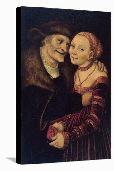 The Unequal Couple-Lucas Cranach the Elder-Stretched Canvas