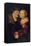 The Unequal Couple-Lucas Cranach the Elder-Framed Stretched Canvas