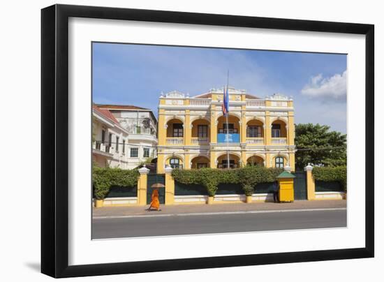 The UNESCO Headquarters in an Old Colonial Building, Phnom Penh, Cambodia-null-Framed Giclee Print