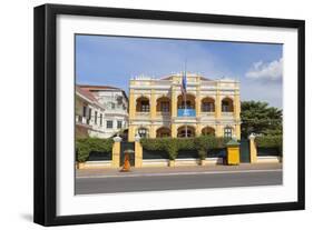 The UNESCO Headquarters in an Old Colonial Building, Phnom Penh, Cambodia-null-Framed Giclee Print