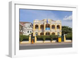 The UNESCO Headquarters in an Old Colonial Building, Phnom Penh, Cambodia-null-Framed Giclee Print