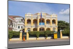The UNESCO Headquarters in an Old Colonial Building, Phnom Penh, Cambodia-null-Mounted Giclee Print
