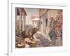'The Unexpected Encounter', 1902-Patten Wilson-Framed Giclee Print