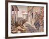 'The Unexpected Encounter', 1902-Patten Wilson-Framed Giclee Print