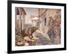 'The Unexpected Encounter', 1902-Patten Wilson-Framed Giclee Print