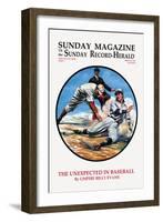 The Unexpected in Baseball-null-Framed Art Print