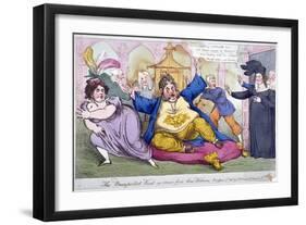 The Unexpected Visit or More Free Than Welcome, 1820-William Heath-Framed Giclee Print