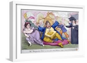 The Unexpected Visit or More Free Than Welcome, 1820-William Heath-Framed Giclee Print