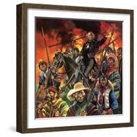 The Unfinished Revolution. Father Hidalgo and the Mexican Revolution-Ron Embleton-Framed Giclee Print