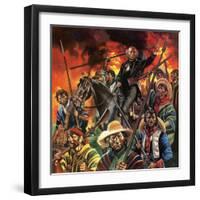 The Unfinished Revolution. Father Hidalgo and the Mexican Revolution-Ron Embleton-Framed Giclee Print