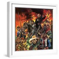 The Unfinished Revolution. Father Hidalgo and the Mexican Revolution-Ron Embleton-Framed Giclee Print