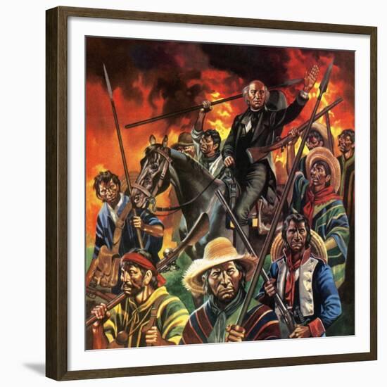 The Unfinished Revolution. Father Hidalgo and the Mexican Revolution-Ron Embleton-Framed Giclee Print