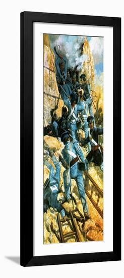 The Unfinished Revolution: the Scourge of Mexico. Mexico City Falls to the Americans in 1847.-Gerry Embleton-Framed Giclee Print